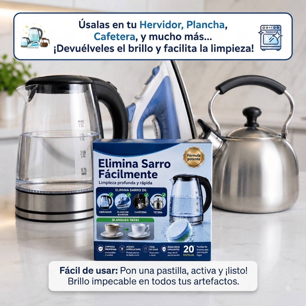 Pastilla De Hervidor Elimina Sarro 20Pcs