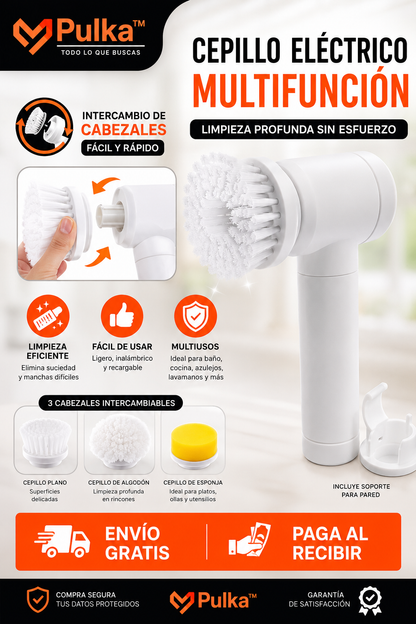Cepillo De Limpieza Eléctrico 5 En 1