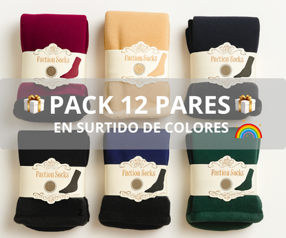 Pack 12 Calcetines Termicos Suaves